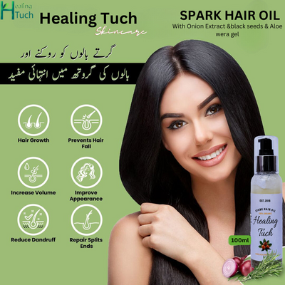 Spark Hair Oil With Vitamin E - Healing Tuch